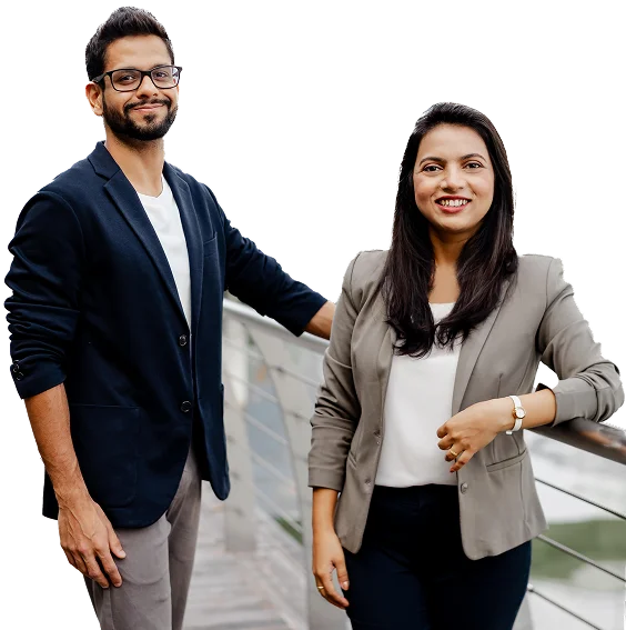 Arpita and Utkarsh – founders of Cashvisory